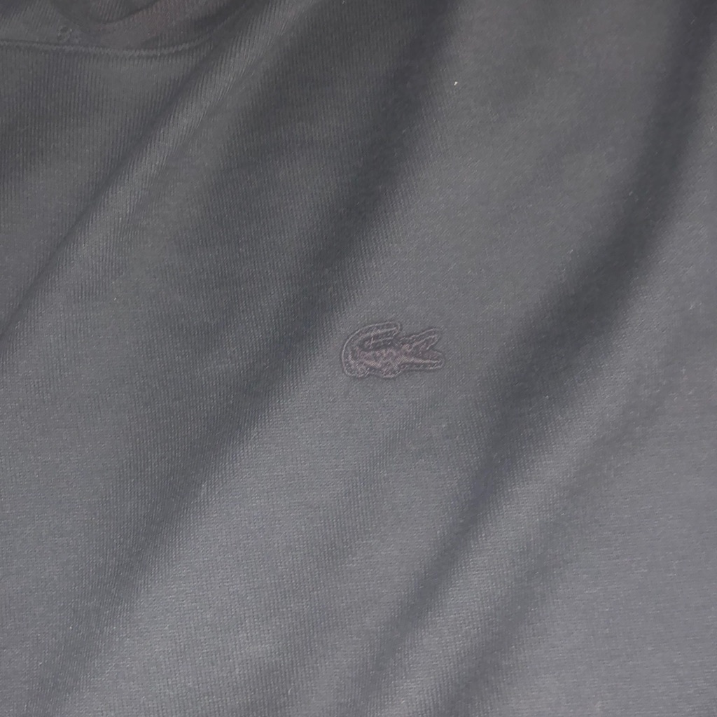 Lacoste Limited Edition All Black Cotton Hoodie